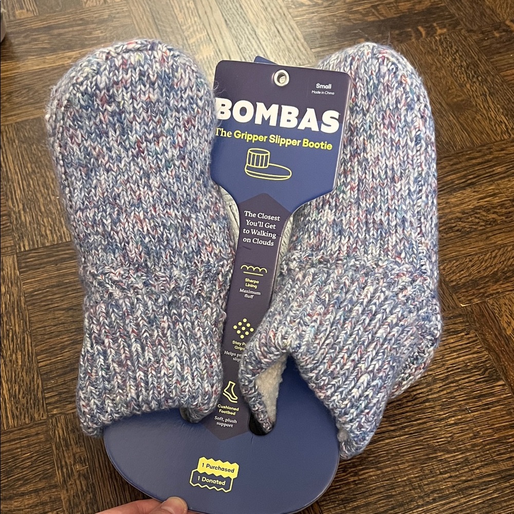 Bombas Multicolor Knit Slipper Booties